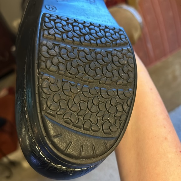 Dansko Tooled Leather Clogs - Picture 9 of 9